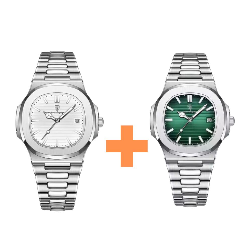 Relógio Masculino Fusion Luxury - [Compre 1 Leve 2]