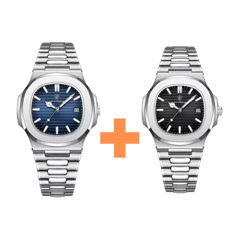 Relógio Masculino Fusion Luxury - [Compre 1 Leve 2]