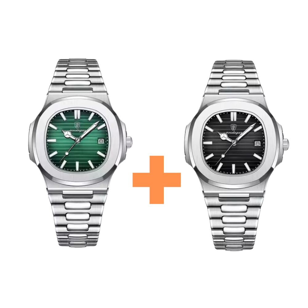 Relógio Masculino Fusion Luxury - [Compre 1 Leve 2]